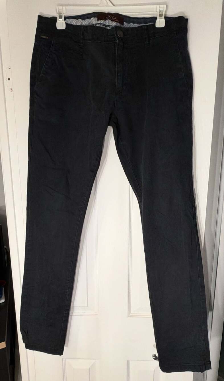 Zara Man Black Chino Pants Size 32